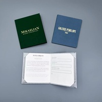 Empaque de Lujo para Documentos, Tarjeta de Garantía de Joyería, Certificado Personalizado, Papel con Grabado, Certificados de Valoración de Joyería, Porta Tarjetas
