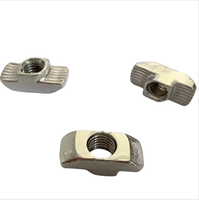 Écrou en T en acier inoxydable, norme européenne 20/30/40/45 M4/M5/M6/M8, grade 8.8, entièrement fileté, tête marteau, zingué