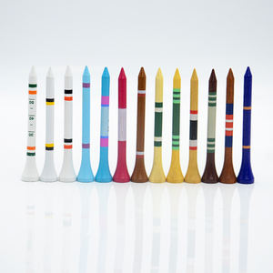 Tees de golf en bambou biodégradable légers et durables en gros, conception de logo gratuite, échantillon incassable personnalisé - Product Image 4