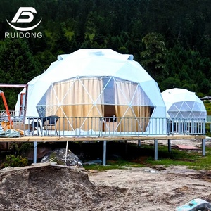 Nhà ngoài trời sang trọng prefab cắm trại glamming trắc địa <span class=keywords><strong>Dome</strong></span> lều - Product Image 2