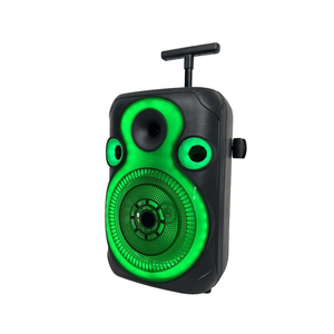 Sistema de Karaoke con Woofer de 12 Pulgadas, 2 Micrófonos, Luces LED RGB, 20W, Batería de 3600mAh, Altavoz Portátil para Fiestas con Control Remoto - Product Image 1