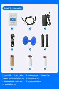 Imprimantes à transfert thermique portables bon marché de 4 pouces Étiquettes à <span class=keywords><strong>code</strong></span>-barres à <span class=keywords><strong>code</strong></span> <span class=keywords><strong>QR</strong></span> sans encre pour emballage en tissu en stock - Product Image 5