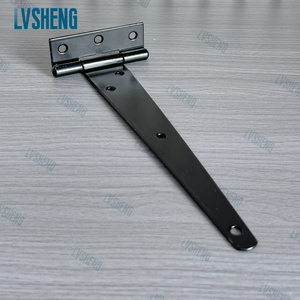 8 אינץ 'מתקפל t-צורה דלת ציר פלדה בגודל מותאם אישית צבע שטוח דלת חבטות שער תיקון חומרה במפעל lvsheng - Product Image 3