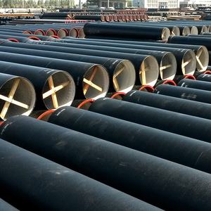 Tuyau en fonte ductile C25 moulé par centrifugation, revêtu de zinc et de <span class=keywords><strong>bitume</strong></span>, marque MIDAS, type T, à raccordement rapide EN545:2010 pour l'eau municipale - Product Image 4