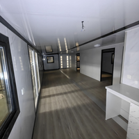 Maison en conteneur extensible moderne de 20 pieds 40 pieds Villa préfabriquée en acier personnalisable pour bureau ou résidence Bon prix en vente