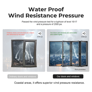 <span class=keywords><strong>Porte</strong></span> d'entrée avant certifiée AS2047 résistante aux impacts d'ouragan ZEKIN Australia Project, <span class=keywords><strong>porte</strong></span> coulissante en aluminium avec verre, autres fenêtres fixes - Product Image 3