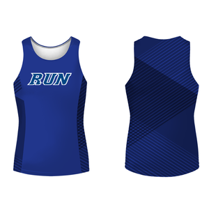 Débardeur de course à sublimation vierge pour hommes, séchage rapide, avec logo personnalisé, idéal pour le marathon et la course sportive, vente en gros - Product Image 2