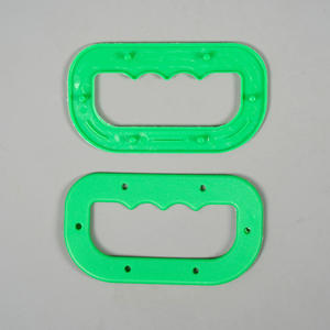 2025, venta al por mayor, bolsas de plástico con asa, bolsa de compras ecológica, bolsa de polietileno con asa troquelada reutilizable personalizada para ropa y zapatos - Product Image 6