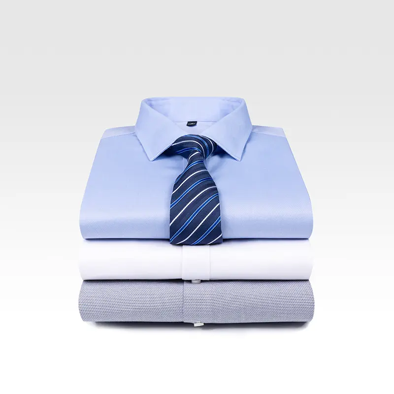 Мужская однотонная хлопковая формальная рубашка RTS, светло-голубая формальная Классическая рубашка из твила с защитой от морщин, не требует глажки, 100% хлопок