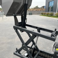 Mini-dumper hydraulique de 500 kg sur chenilles, camion de transport tout-terrain, véhicule utilitaire pour projets agricoles