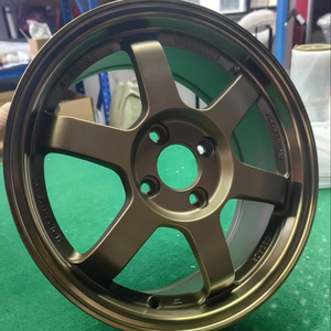 ล้อแม็กซ์ TE37 สีบรอนซ์ ลายหลายก้าน ขนาด 17*8 18*10 16 17 18 นิ้ว 5x112 5x114.3 PCD สำหรับรถยนต์นั่งส่วนบุคคล - Product Image 1