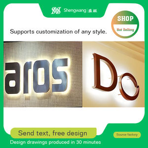 ป้ายไฟโลหะแบบมีไฟส่องด้านหลัง CE/RoHS ป้ายไฟ LED 3 มิติ โลโก้แบบกำหนดเอง ป้ายไฟ LED สำหรับร้านเสริมสวย - Product Image 6