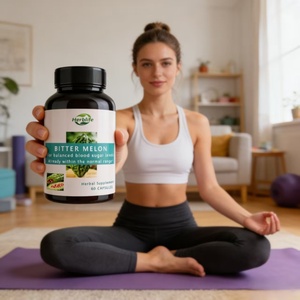 Capsules d'extrait de melon amer végétalien de haute qualité OEM - Complément alimentaire naturel à base de plantes pour favoriser des niveaux de glycémie sains - Product Image 4