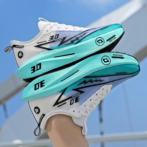 Zapatillas de Running Profesionales Personalizadas al por Mayor con Placa de Carbono para Hombre y Mujer, Calzado Deportivo Transpirable de Malla a la Moda para Carreras - Product Image 4