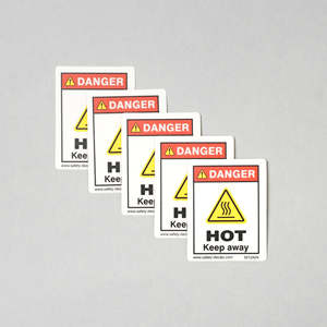 Etiqueta Adhesiva de Advertencia de Riesgo de Calor para Maquinaria Industrial, Etiqueta de Seguridad Mate Resistente al Calor, Señal de Precaución para Equipos Industriales - Product Image 6