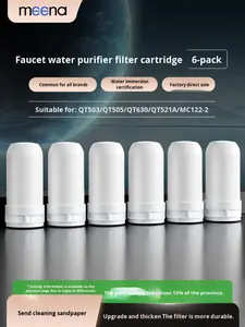 Cartucho <span class=keywords><strong>de</strong></span> Filtro para <span class=keywords><strong>Purificador</strong></span> <span class=keywords><strong>de</strong></span> <span class=keywords><strong>Agua</strong></span> <span class=keywords><strong>Midea</strong></span>, Grifo QT503/QT505/QT630/QT521A/MC122-2, Juego <span class=keywords><strong>de</strong></span> 6 Accesorios Reforzados y Duraderos - Product Image 2