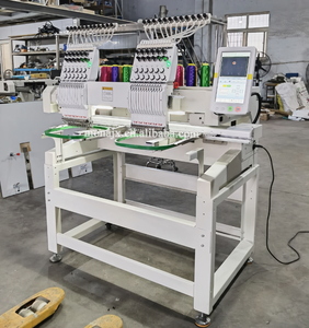 Máquina <span class=keywords><strong>de</strong></span> bordado <span class=keywords><strong>de</strong></span> <span class=keywords><strong>2</strong></span> cabezales más popular, 12/15 <span class=keywords><strong>agujas</strong></span>, gorra profesional para ordenador, camisetas, precio <span class=keywords><strong>de</strong></span> máquina plana - Product Image 5