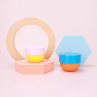 Pot en plastique de haute qualité pour crème de soin pour pot en plastique de 50ml 80ml 100ml et pot en plastique avec bouchon à vis