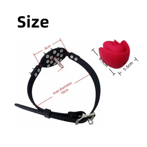 Volwassenenartikelen seksproducten rivet mondknevel BDSM seksspelletjes set open mondknevel metalen seksspeeltjes voor vrouwen of koppels - Product Image 3