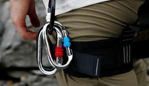 Mosquetón de escalada <span class=keywords><strong>25</strong></span> <span class=keywords><strong>kN</strong></span> 5620 LB, mosquetón de bloqueo de alta resistencia, Clip de bloqueo de fuerza Industrial de giro, mosquetones para escalada - Product Image 6