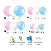 Set de cadeaux confettis à ballons pour fête prénatale, pour révéler le genre de l'enfant, pour fille ou garçon