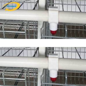 Jaula de capa automática para pollos, jaula galvanizada para granja, tipo h, nueva - Product Image 5