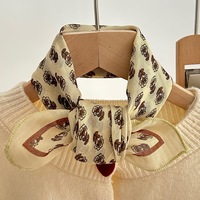 2026 Foulard carré respirant pour femme, tendance, personnalisé, en coton doux haute performance, léger pour l'été, style bandana et mouchoir