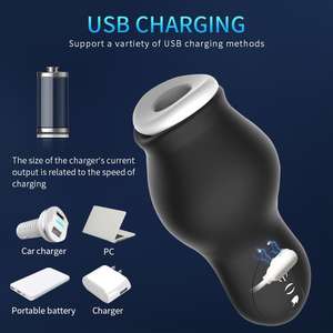 Masturbateurs masculins à succion automatique Coupe d'entraînement sous vide de <span class=keywords><strong>pénis</strong></span> Orgasme Érotique de poche Chatte Stroker Jouets sexuels pour adultes pour hommes - Product Image 5