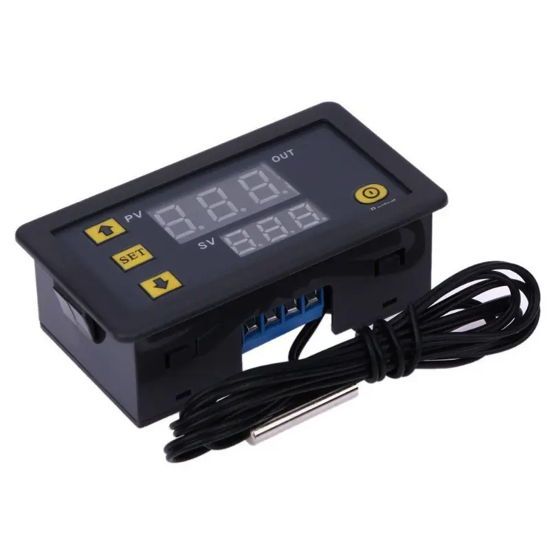 W3230 DC 12V 24V 220V AC LED Digital Temperature Controller Thermostat Thermometer