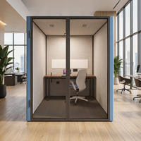 Flexspace Nouvelle Cabine Téléphonique Acoustique Insonorisée pour Enregistrement et Sécurité, Pod de Bureau avec Mobilier, AcousticPod