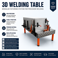 Plateforme de soudage 3D à haute précision, table de fixation modulaire pour le soudage de cadres de moto et de pièces automobiles