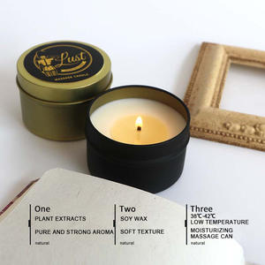 Luxuriöse Kokoswachs-Glaskerze für Spa-<span class=keywords><strong>Massage</strong></span> Handgefertigt Umweltfreundlich Diwali-Geschenkbox mit Natürlichem Ölduft - Product Image 6