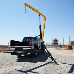Grúa Hidráulica Giratoria para Camioneta, Capacidad de 450 kg, Montada en Enganche de Remolque, 3 Capacidades de Brazo - Product Image 2
