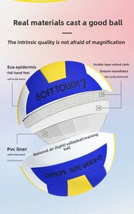 7 #   & 5 #   Ballon <span class=keywords><strong>de</strong></span> volley-ball standard souple pour la compétition et l'entraînement - pour les examens d'entrée au collège et à l'université - Product Image 6