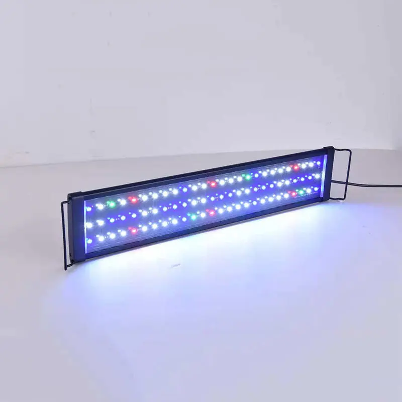 Lampu akuarium Led, tumbuhan air karang tangki ikan 30/40/60/90/120CM lanskap SMD 2835