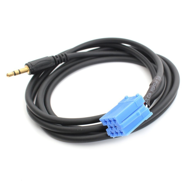 Blaupunkt Aux in Input Adapter Interface Cable for Car Radio iPod MP3 3.5 mm Jack/3.5mm Aux for Blaupunkt/8pin Aux Cable