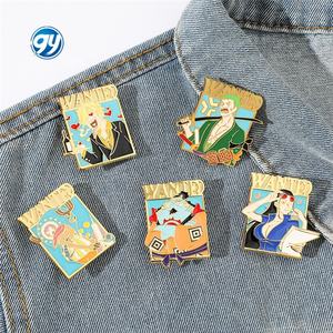 Broche à une pièce Luffy Sanji Zoro Anime Badge en métal <span class=keywords><strong>Manga</strong></span> Cartoon Pin <span class=keywords><strong>Accessoires</strong></span> - Product Image 3