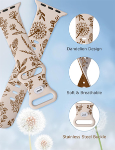 สายรัด<span class=keywords><strong>ล</strong></span>ายดอกไม้สำหรับนาฬิกาแอป<span class=keywords><strong>เปิ้</strong></span><span class=keywords><strong>ล</strong></span>ขนาด40มม. 44มม. 41มม. 49มม. 45มม. 38มม. 42มม. <span class=keywords><strong>ช</strong></span>ุดสร้อยข้อมือซิ<span class=keywords><strong>ล</strong></span>ิโคน iWatch ซีรีส์9 7 SE 6 8อั<span class=keywords><strong>ล</strong></span>ตร้า2 - Product Image 6