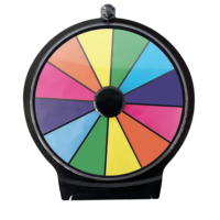 Roue de roulette Roue tournante ABS 10 pouces Hot Pick Prize Wheel of Fortune pour jeu familial ou promotion