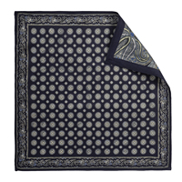 Pochette de costume en soie personnalisée pour père, double face, jacquard tissé, motifs rayés et floraux, séchage rapide, durable, toutes saisons