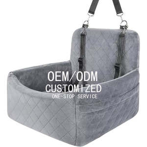 Ensemble de housses de siège de voiture pour animaux de compagnie, coussin de siège arrière universel réglable imperméable personnalisé de luxe pour siège arrière - Product Image 1