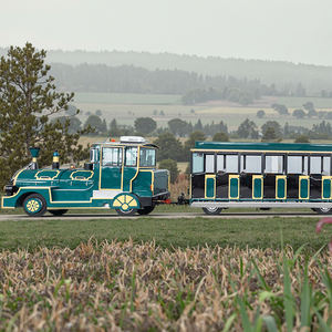 Tren Turístico Eléctrico sin Rieles para Niños, 72 Asientos, Puerta Automática <span class=keywords><strong>de</strong></span> Fábrica, Vehículo Eléctrico para Exteriores - Product Image 1