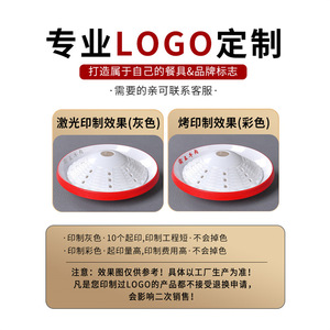 จานเมลามีนทรงกลมสำหรับใส่อาหารแห้ง ใช้สำหรับงานเลี้ยงหม้อไฟ โรงแรม - Product Image 4