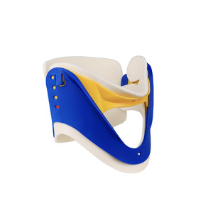 Attelle de cou réglable pour le soutien cervical, pour adultes, unisexe, taille unique, design bleu et jaune - Product Image 2