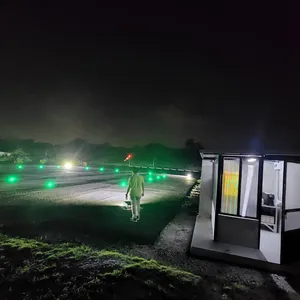 Heliport אור בקר AC 110-240V חיצוני On/Off מתג לתכנות טיימר VHF רדיו בקרת עבור heliport תאורה