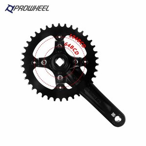 Manivelle de vélo de montagne PROWHEEL à trou carré 104 BCD, manivelle 8/9/10/11/12 vitesses, super légère et super résistante, <span class=keywords><strong>pédalier</strong></span> Omnium pour VTT - Product Image 2