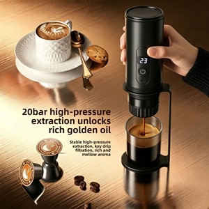 <span class=keywords><strong>เครื่อง</strong></span>ชง<span class=keywords><strong>กาแฟ</strong></span>เอสเพรสโซแบบพกพา กึ่งอัตโนมัติ ปรับแต่งได้ ขนาดเล็ก พร้อมหน้าจอดิจิตอล สำหรับใช้ในบ้านและนอกบ้าน 51 มม. - Product Image 1