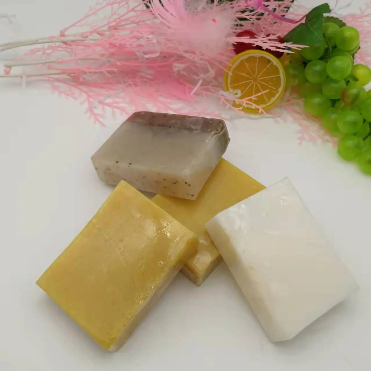 Handmade Soap Organic Beauty Skin Whitening Face Skin Care High Quality Scrub Effect Rice Milk Soap And Papaya Soap