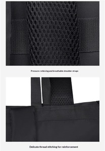 Sac à dos imperméable portable grande capacité intelligent pour étudiants, école, voyages d'affaires, hommes et femmes # Sac à dos décontracté pour ordinateur portable 39S avec port USB - Product Image 4