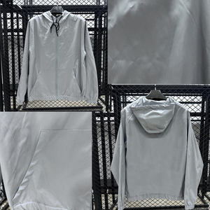 Logotipo personalizado Long-sleeved Silicone bordado automático corte tecnologia impermeável Outono futebol jaqueta Sport Coat - Product Image 2